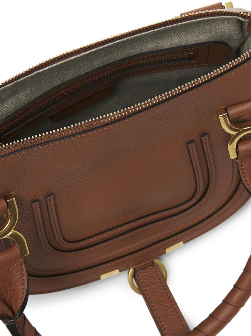 SMALL MERCIE BAG IN GRANATE LEATHER