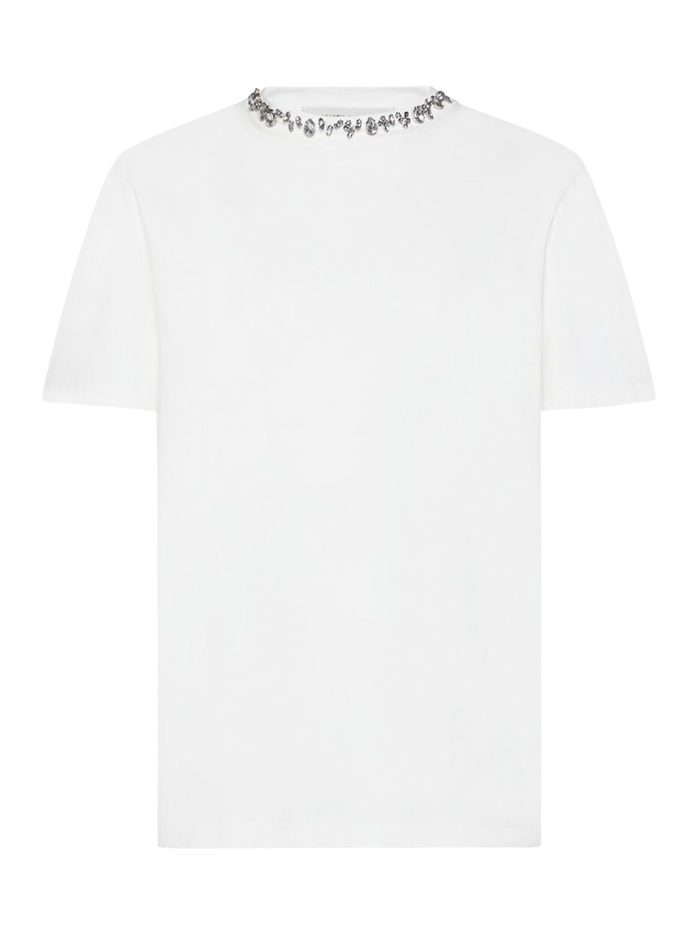 COTTON T-SHIRT WITH CRYSTALS