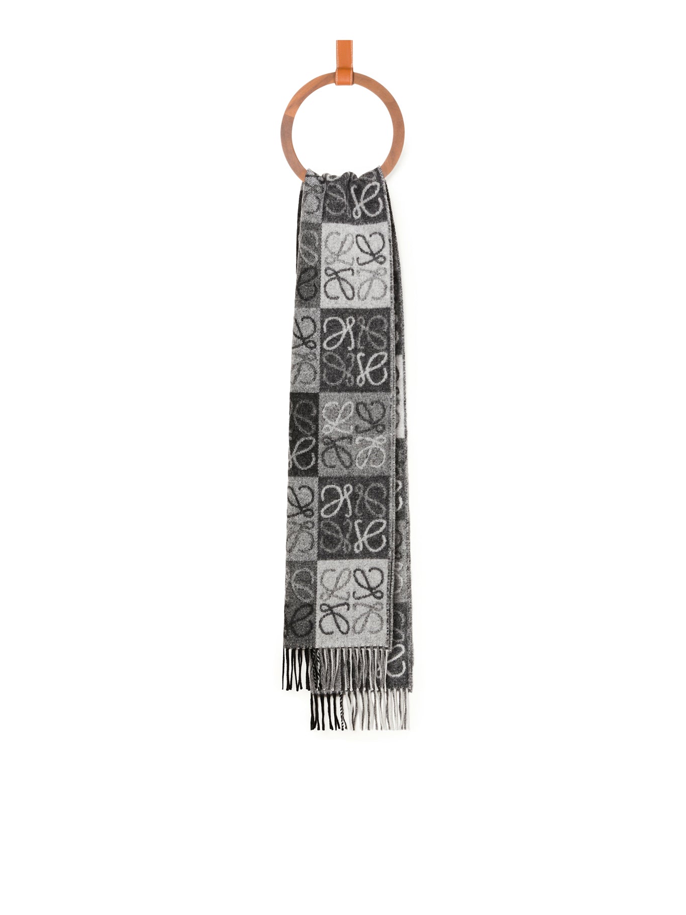 Wool and cashmere scarf