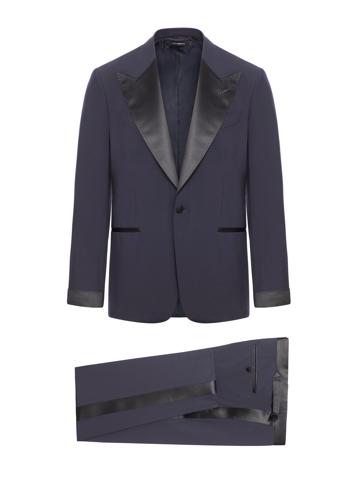 two-piece single-breasted dinner suit