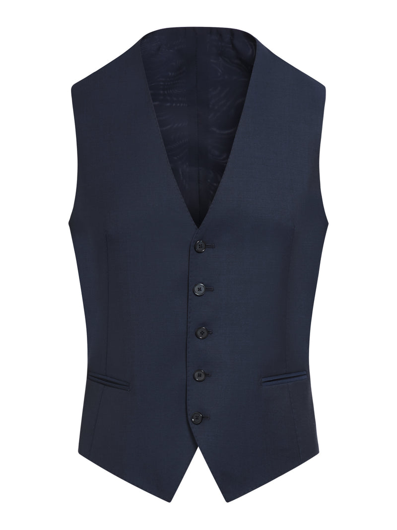 TAILORED WOOL SUIT WITH VEST