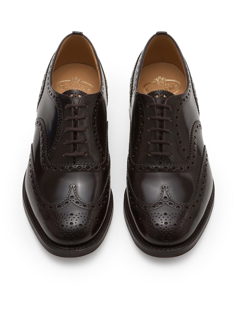 OXFORD BROGUE BURWOOD IN BRUSHED CALFSKIN