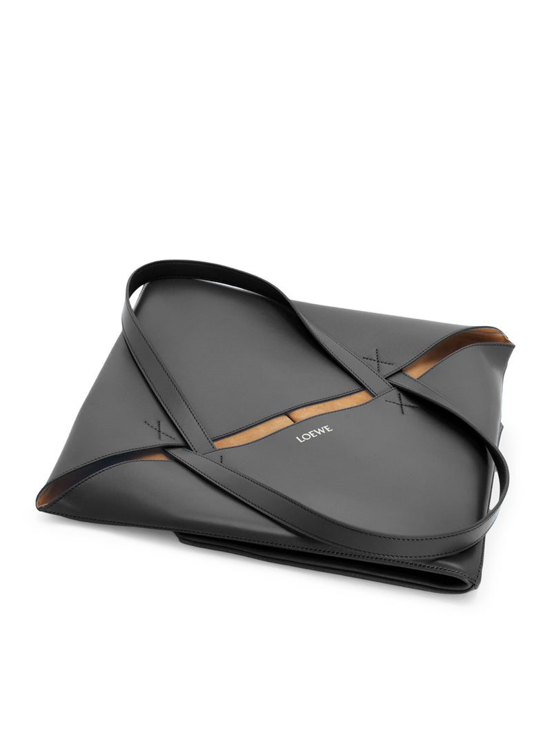 PUZZLE FOLD TOTE XL BAG IN POLISHED CALFSKIN