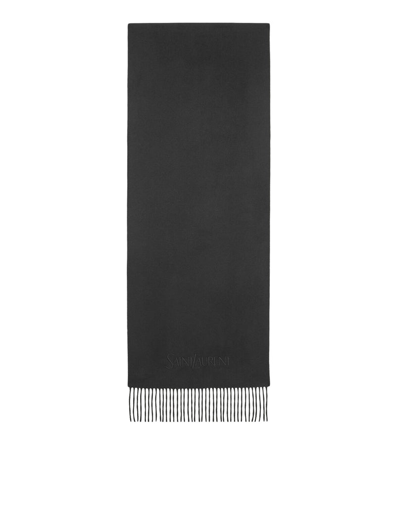SAINT LAURENT SCARF IN CASHMERE JACQUARD