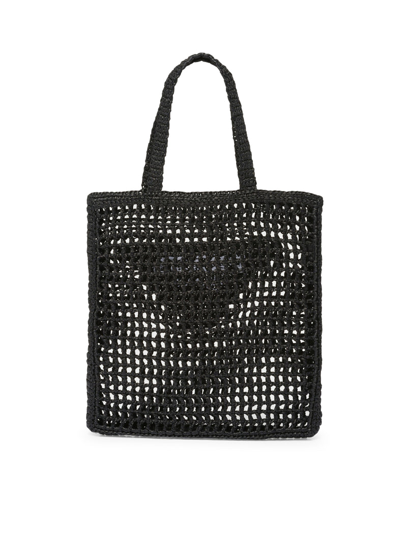 Woven fabric shopping bag