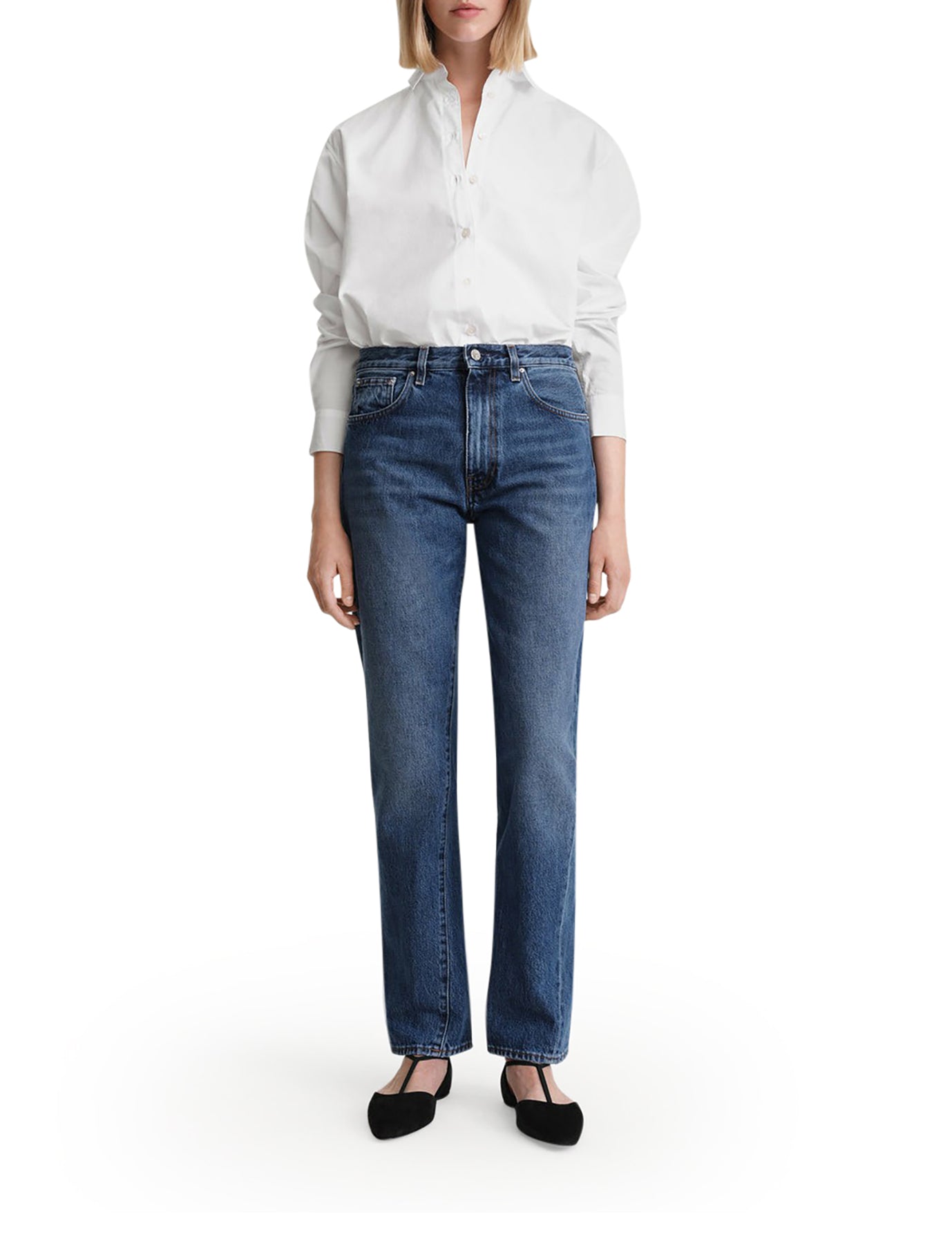 DENIM WITH TWISTED SEAMS