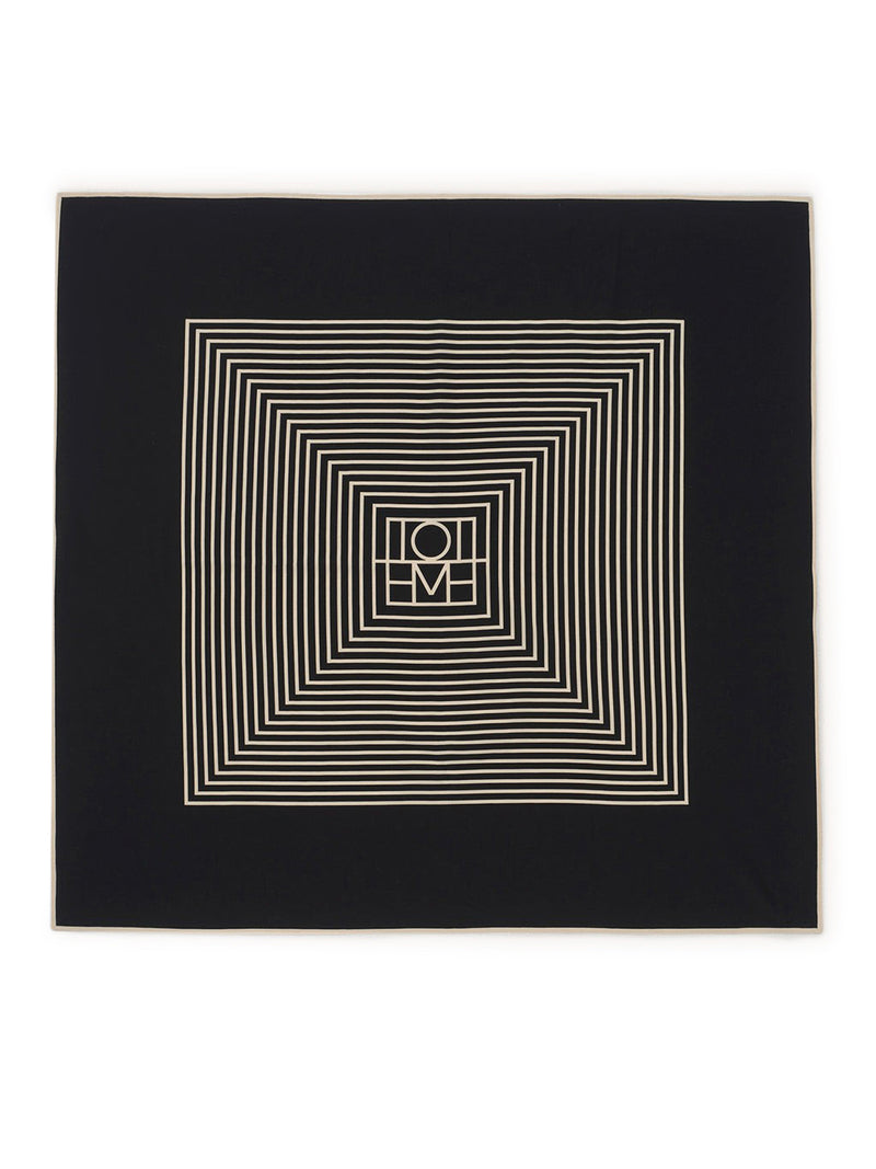 SILK SCARF WITH MONOGRAM