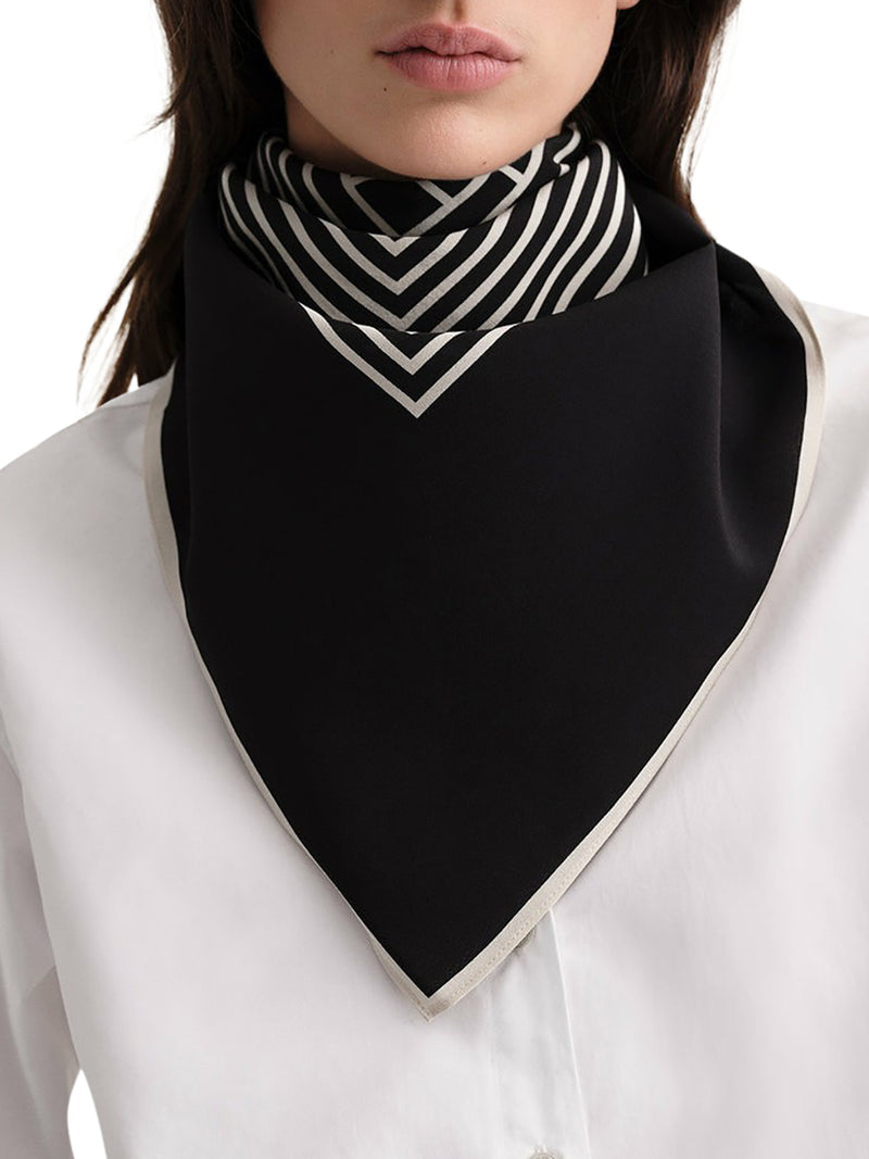 SILK SCARF WITH MONOGRAM