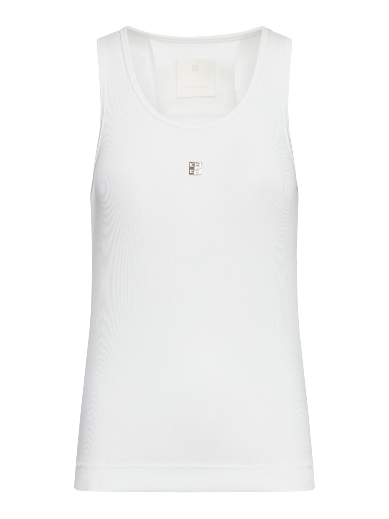 WHITE Top With Logo Plaque