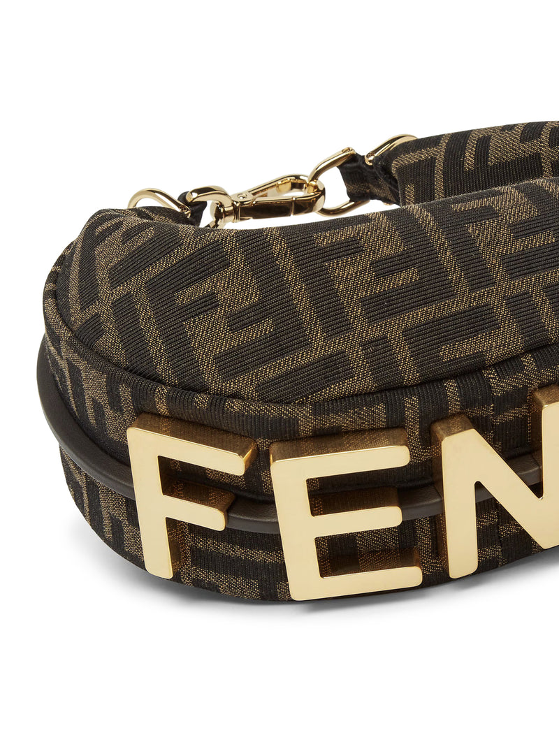 FENDIGRAPHY MINIBAG IN FF JACQUARD FABRIC