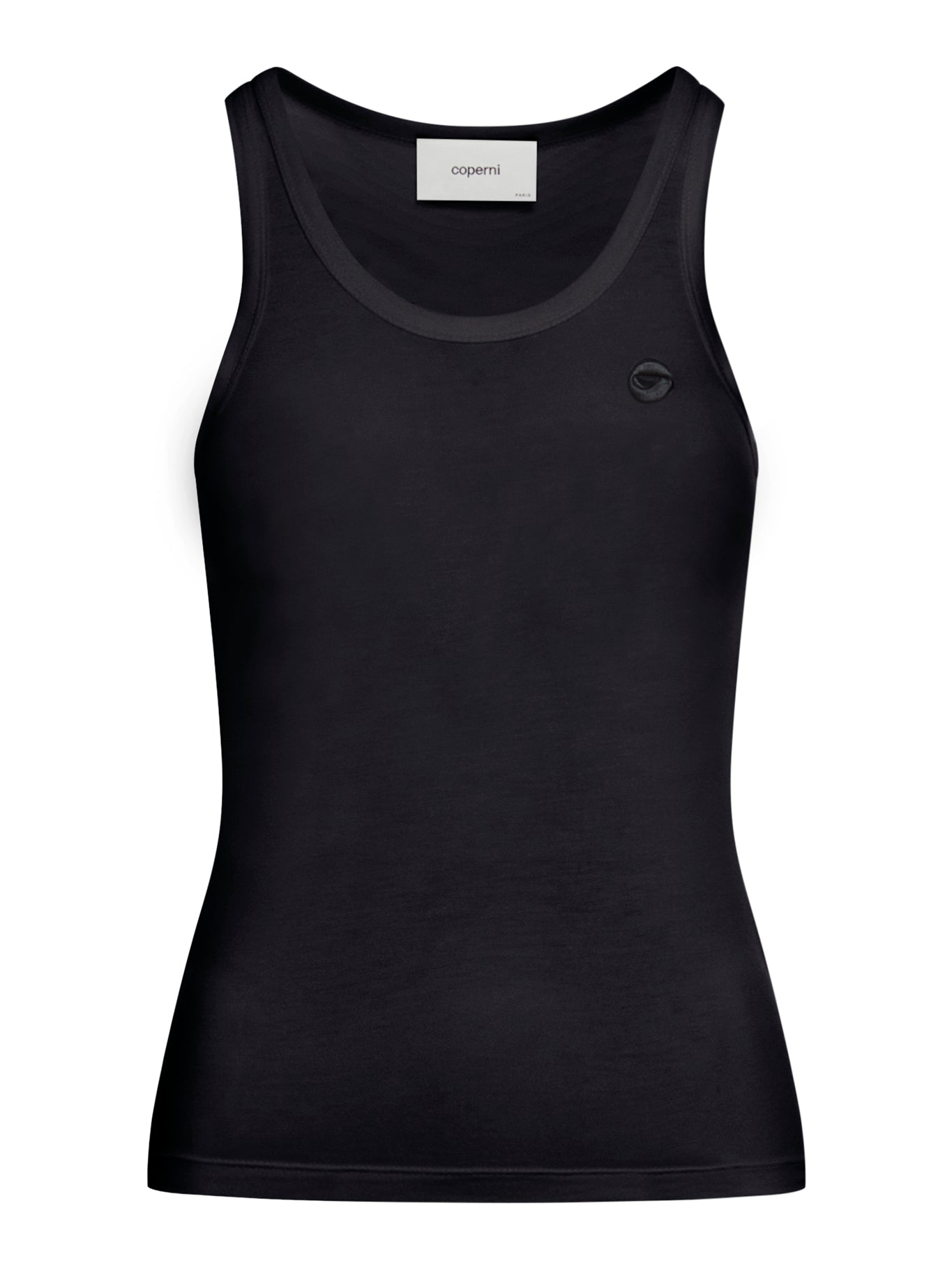 JERSEY TANK TOP WITH EMBROIDERED LOGO