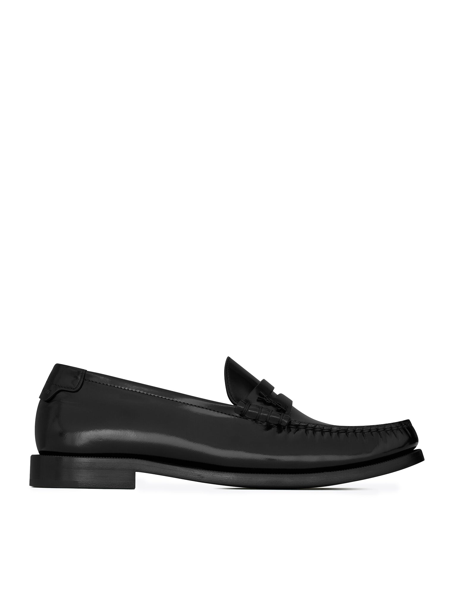 LE LOAFER PENNY SLIPPERS IN GLAZED LEATHER
