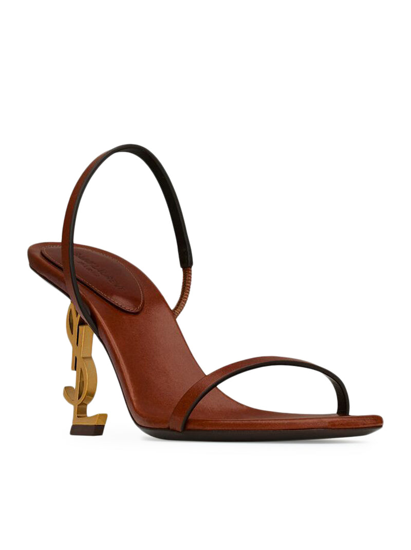 OPYUM SANDALS IN VEGETABLE TANNED LEATHER WITH BACK STRAP