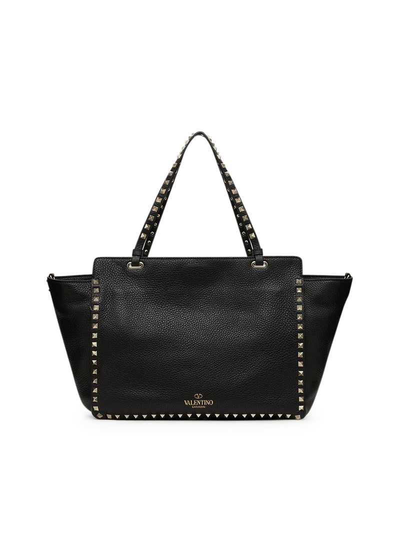 MEDIUM ROCKSTUD BAG IN GRAINED CALFSKIN