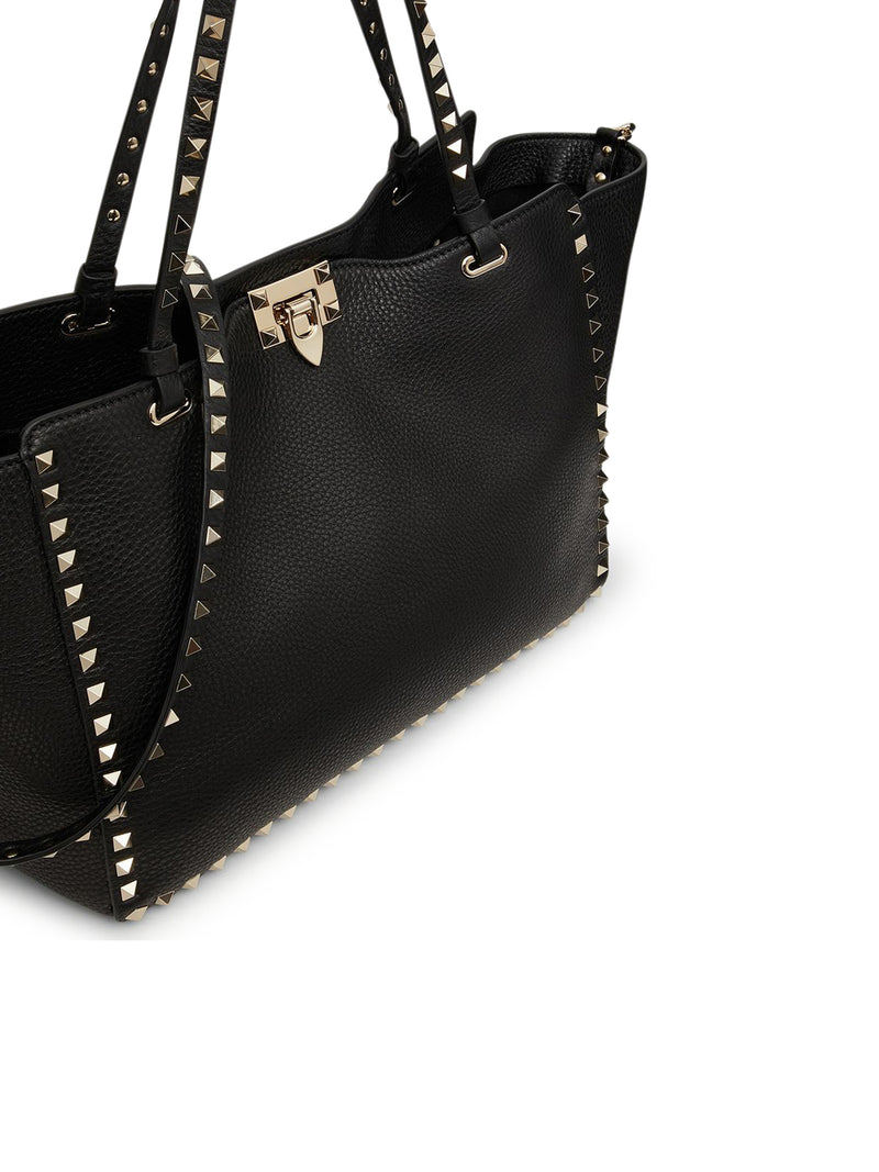 MEDIUM ROCKSTUD BAG IN GRAINED CALFSKIN