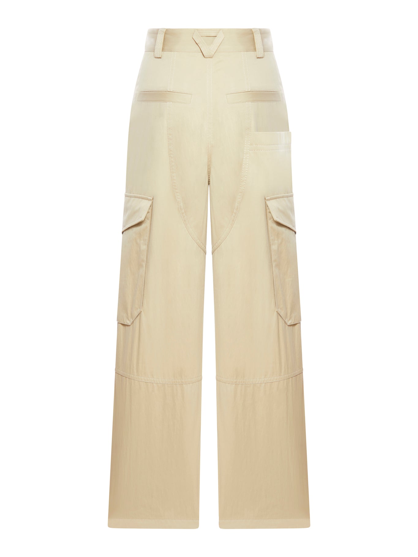COMPACT COTTON TWILL TROUSERS