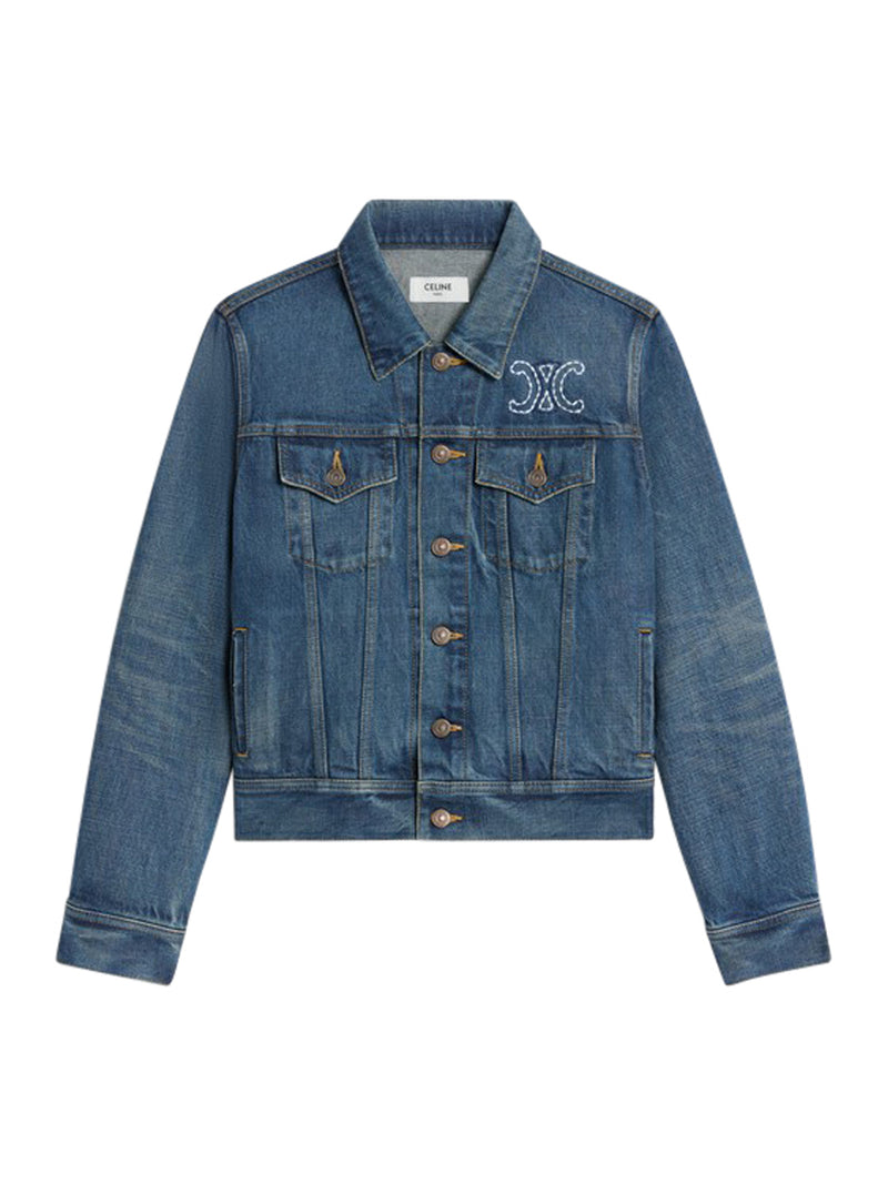 DARK UNION WASH DENIM TRUCKER JACKET