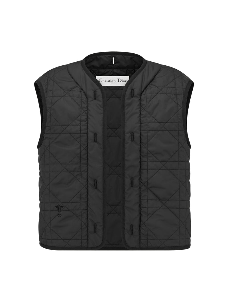 Bomber jacket with removable Macrocannage vest
