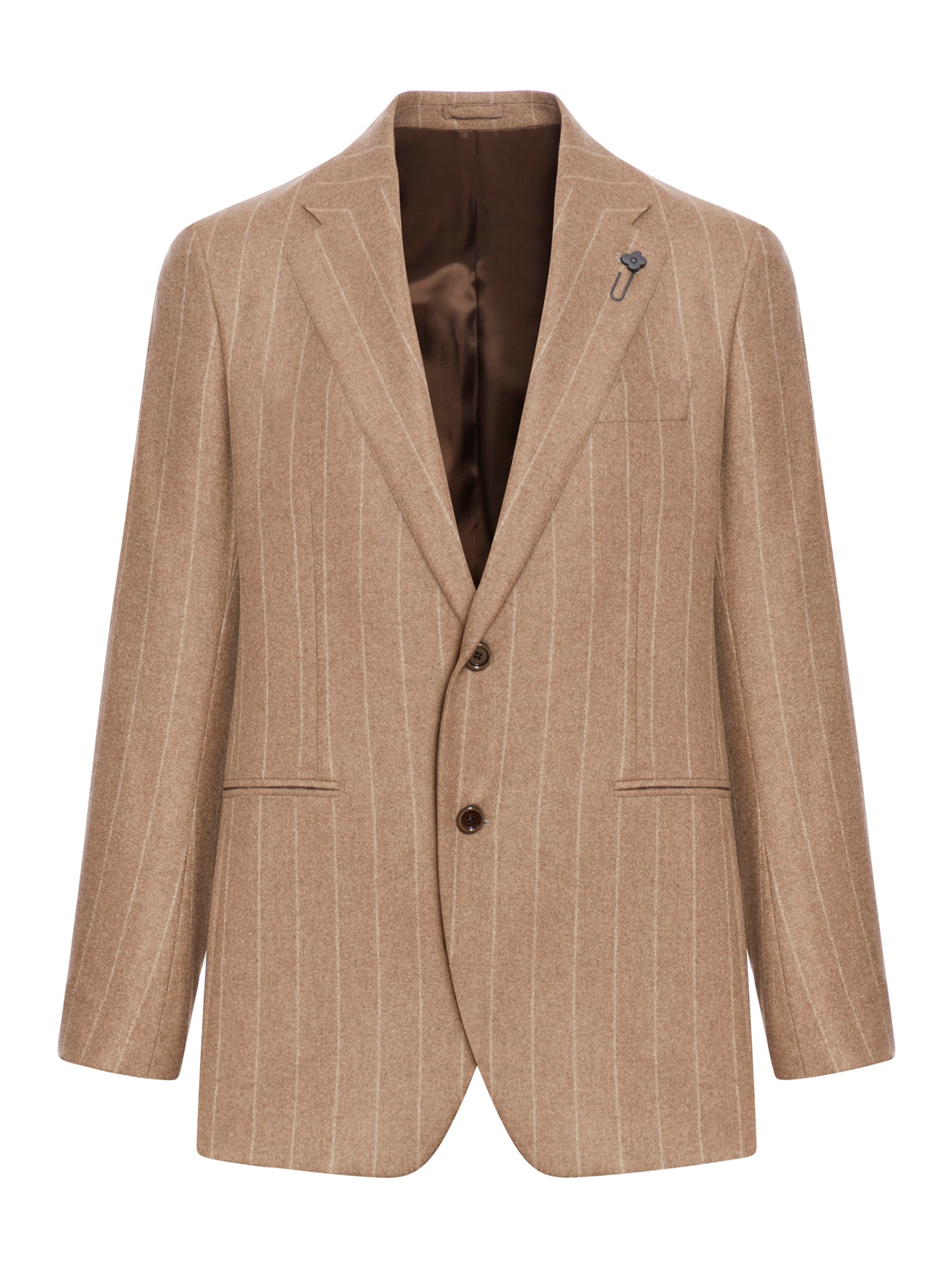 CASHMERE BLAZER WITH PINSTRIPE