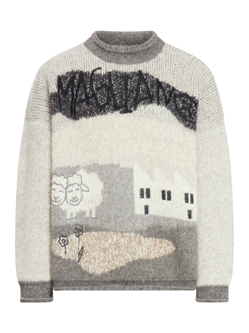 SWEATER WITH EMBROIDERY