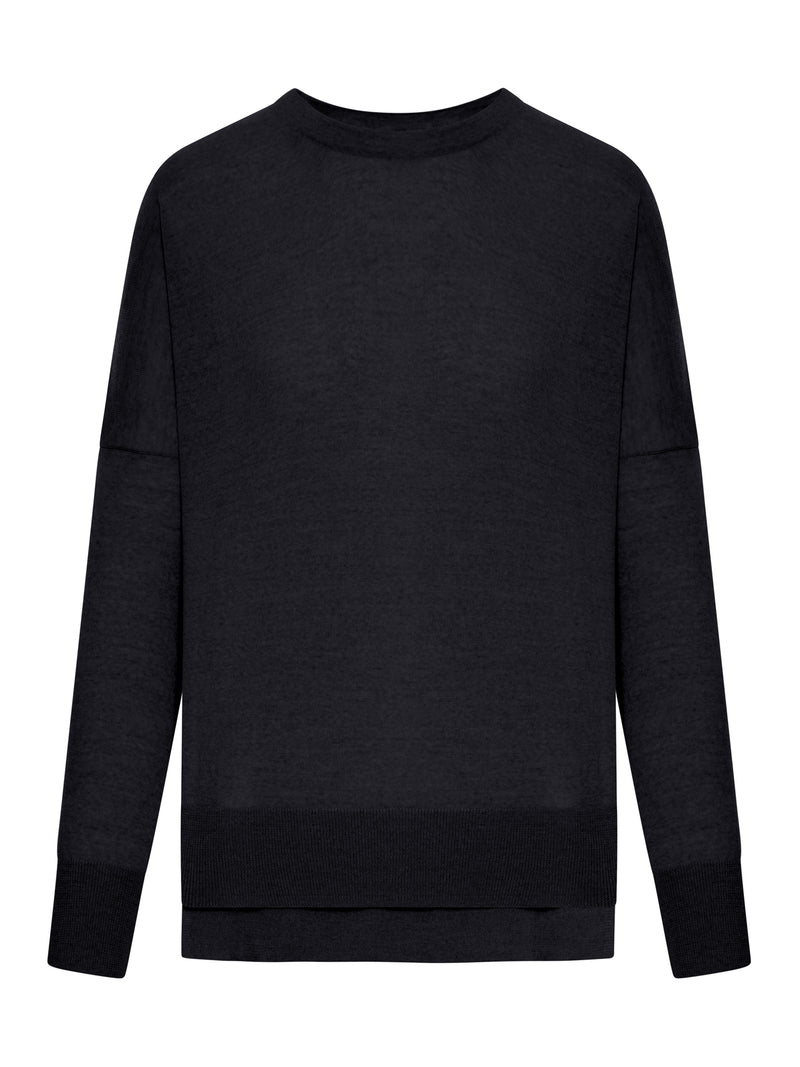 CREW NECK WOOL SWEATER