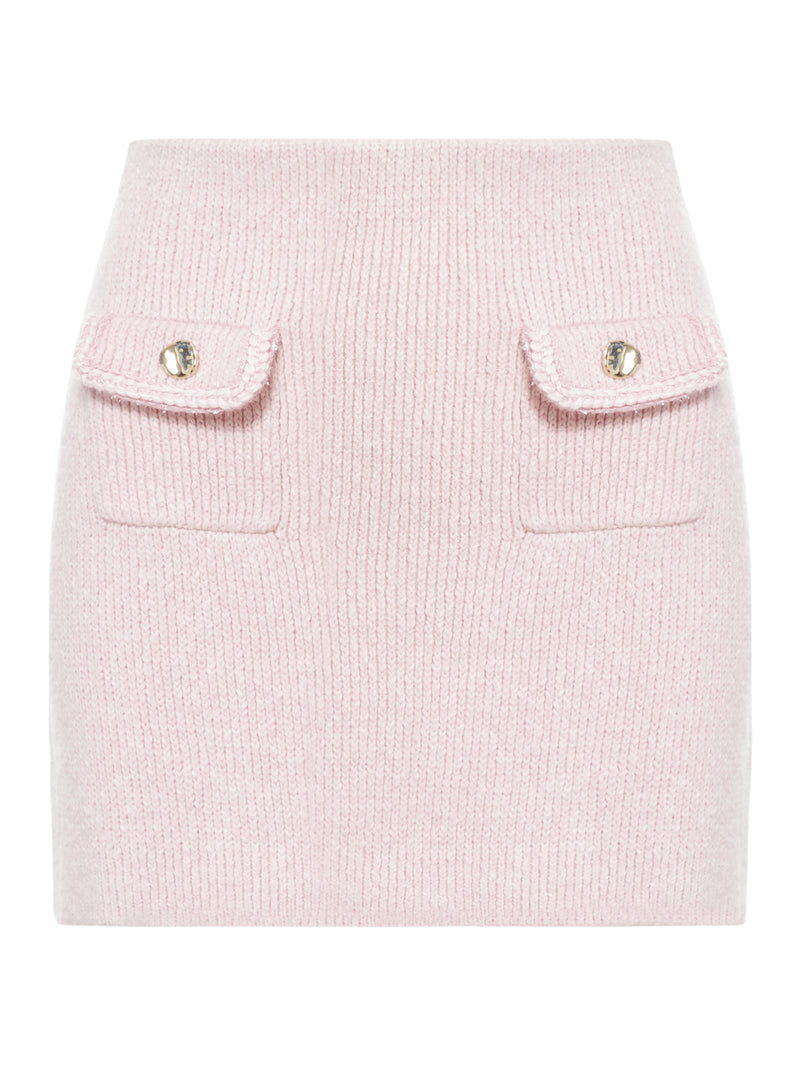 Knitted mini skirt