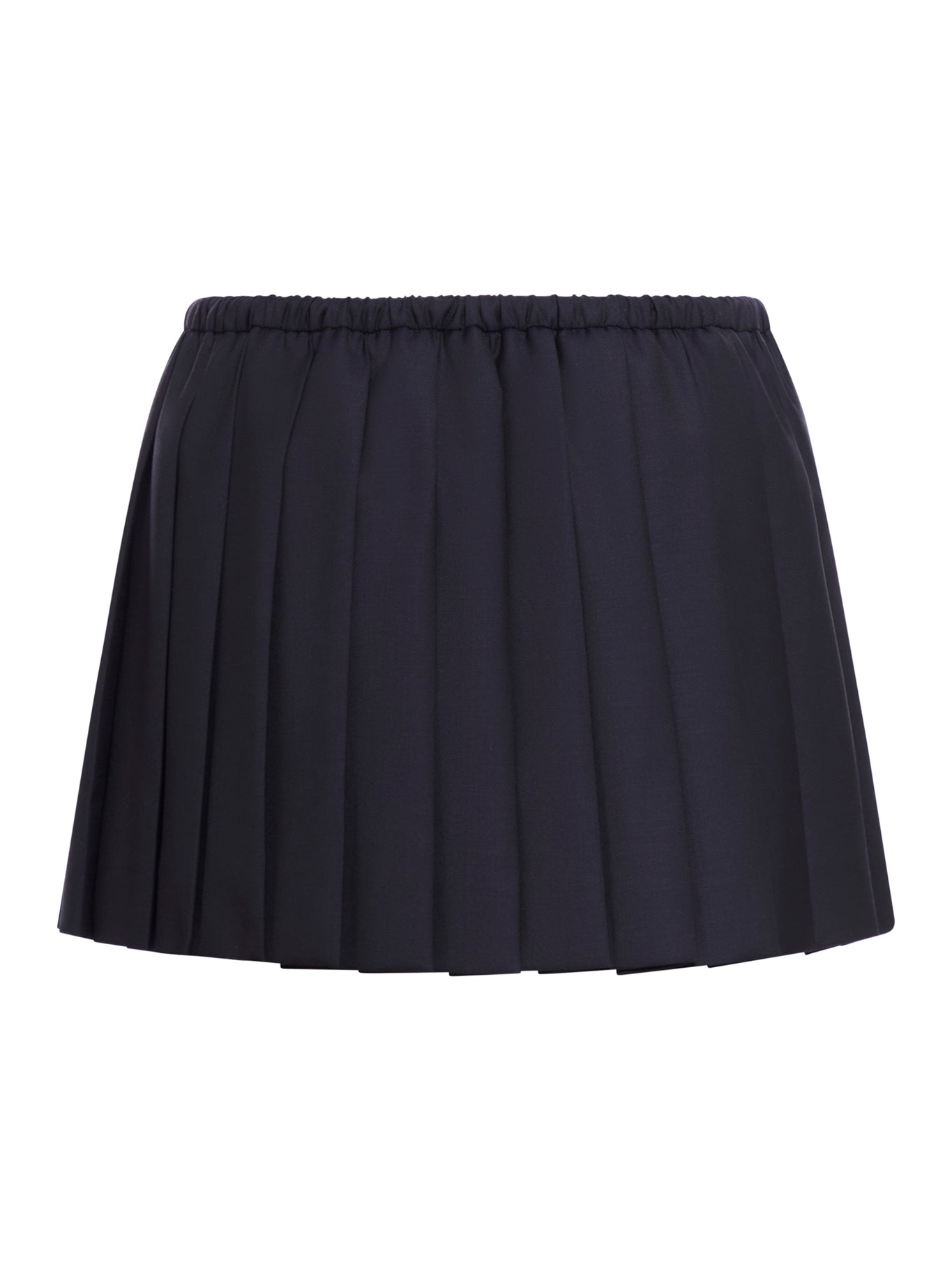 Pleated Batavia skirt