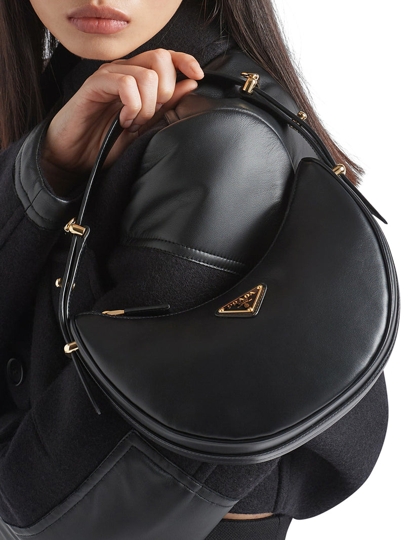 Prada Arqué shoulder bag in leather