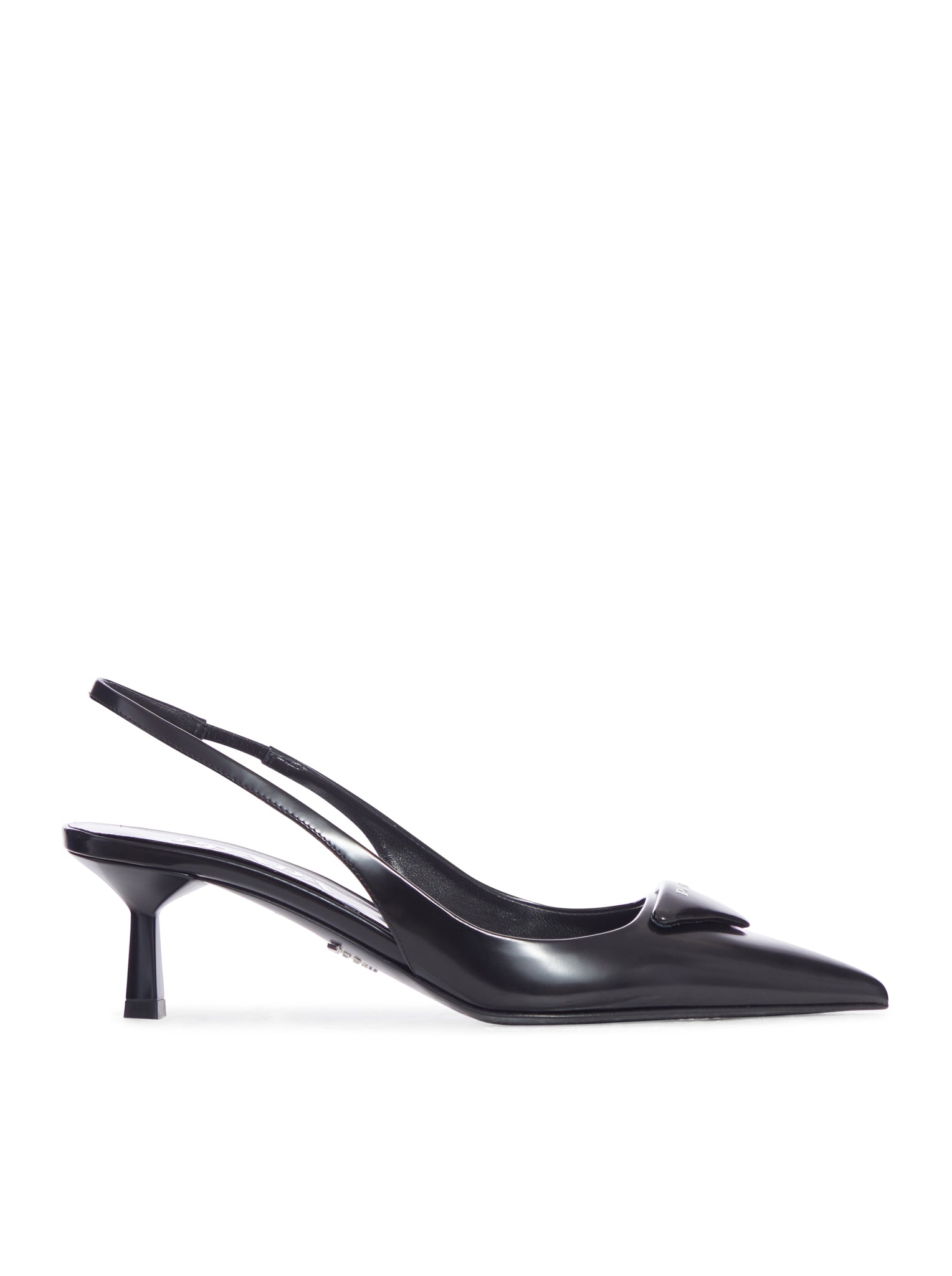 BRUSHED LEATHER SLINGBACK DÉCOLLETÉ