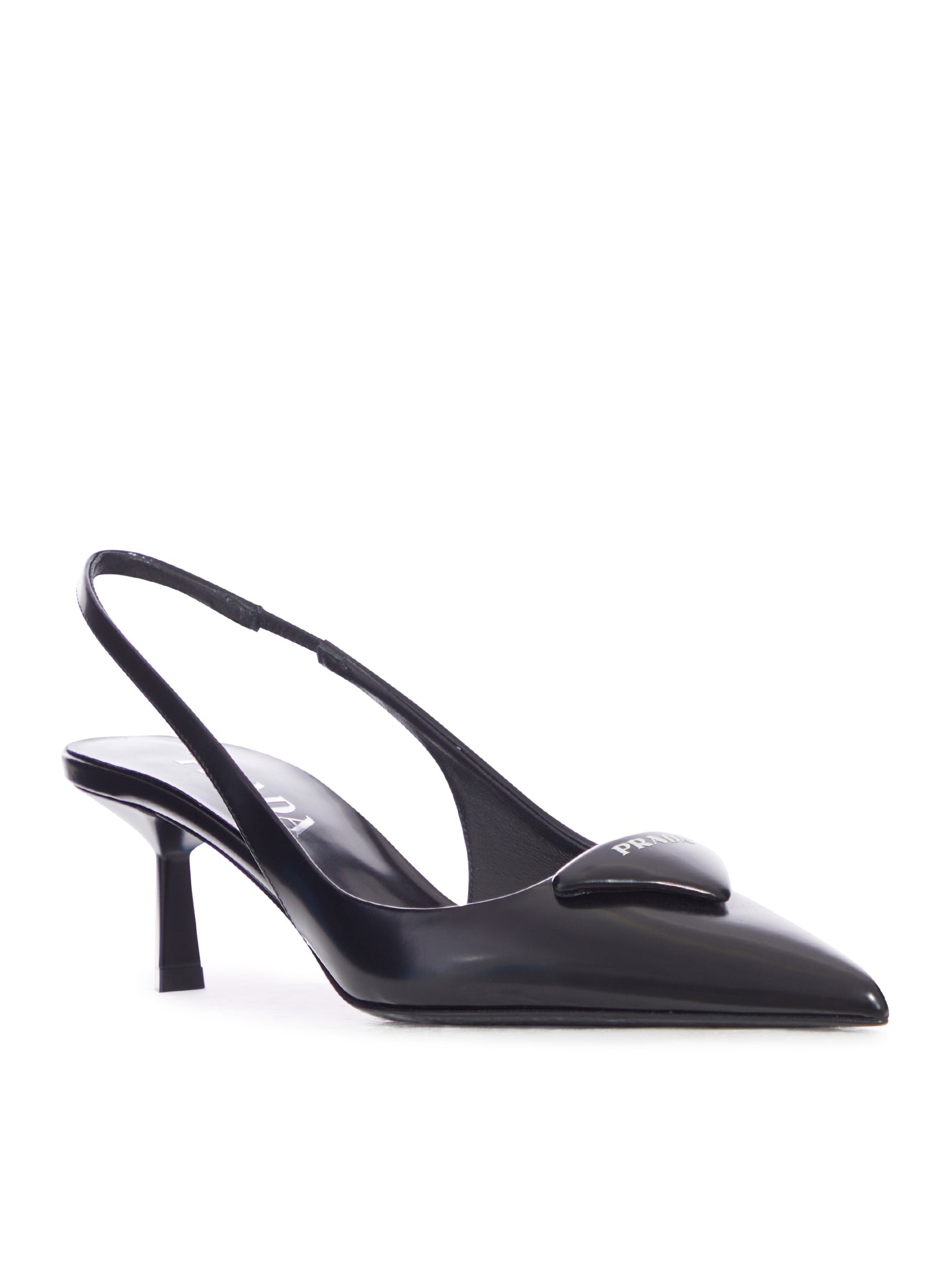 BRUSHED LEATHER SLINGBACK DÉCOLLETÉ