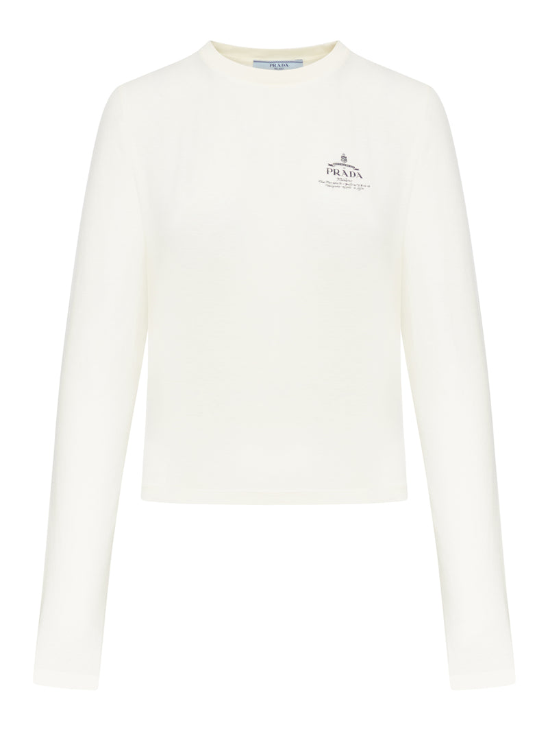 LONG SLEEVE T-SHIRT WITH LOGO