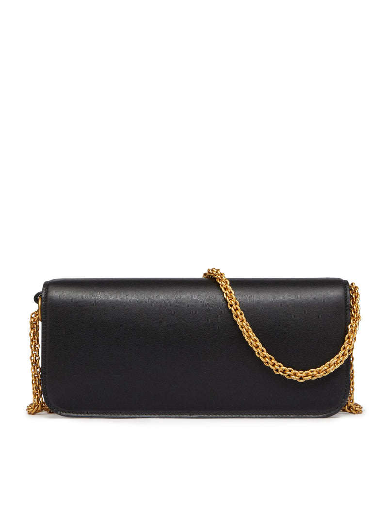 VALENTINO GARAVANI LOCÒ CALFSKIN SHOULDER BAG