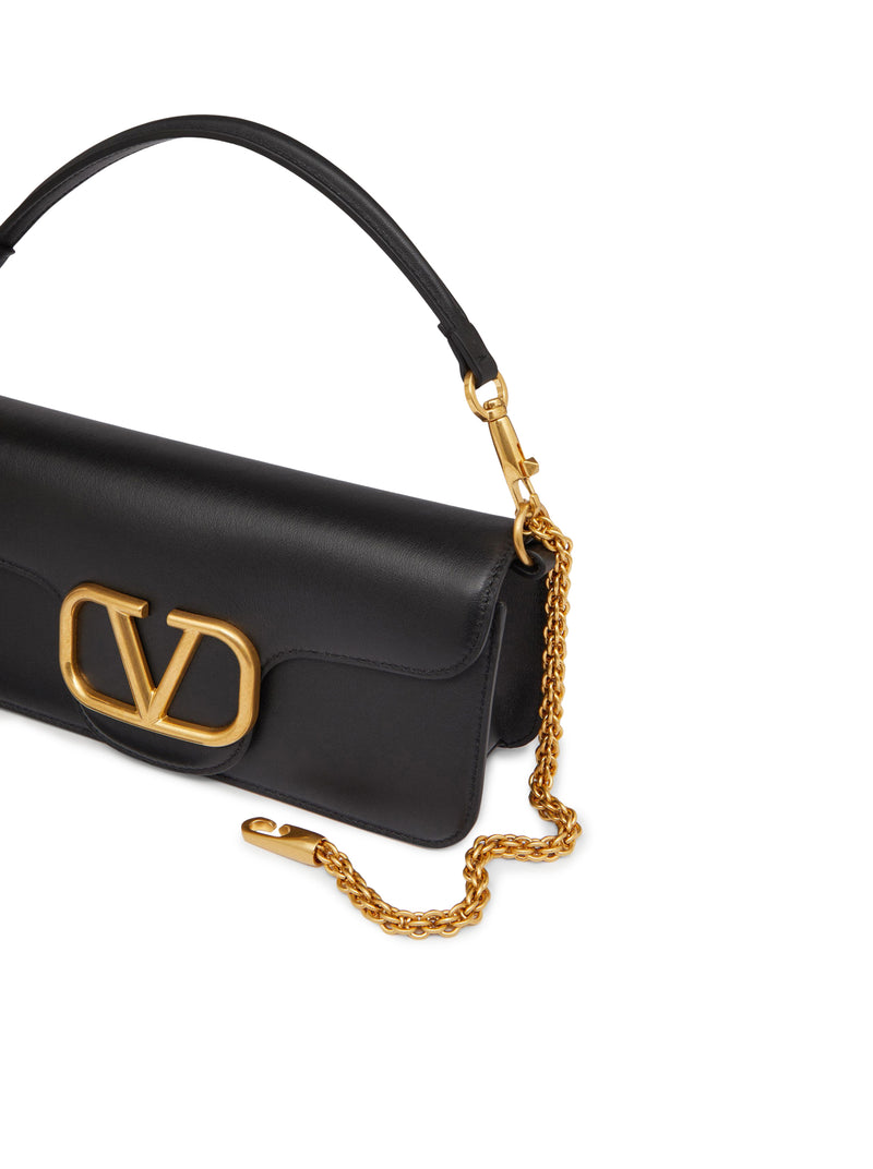 VALENTINO GARAVANI LOCÒ CALFSKIN SHOULDER BAG