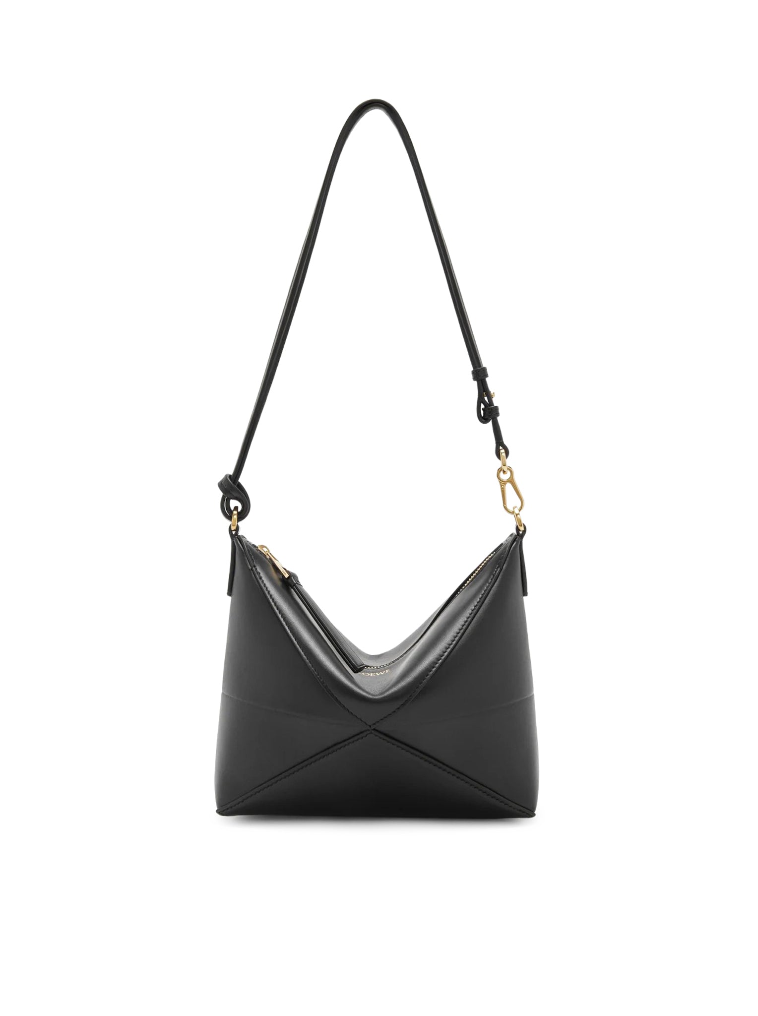 PUZZLE FOLD POUCH IN POLISHED CALFSKIN