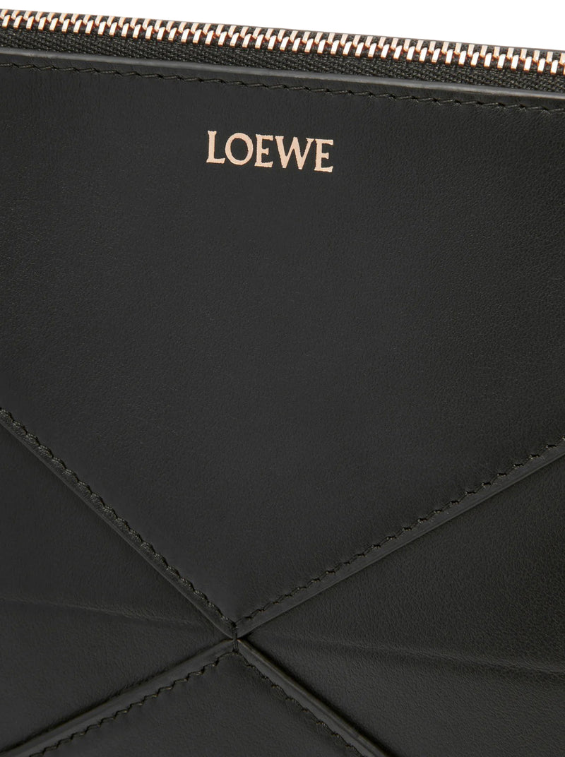 PUZZLE FOLD POUCH IN POLISHED CALFSKIN