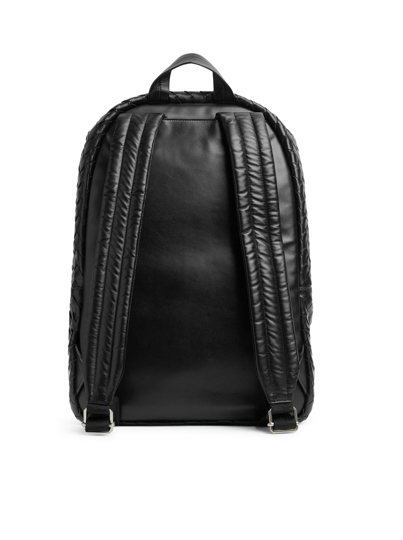 Medium Woven Backpack