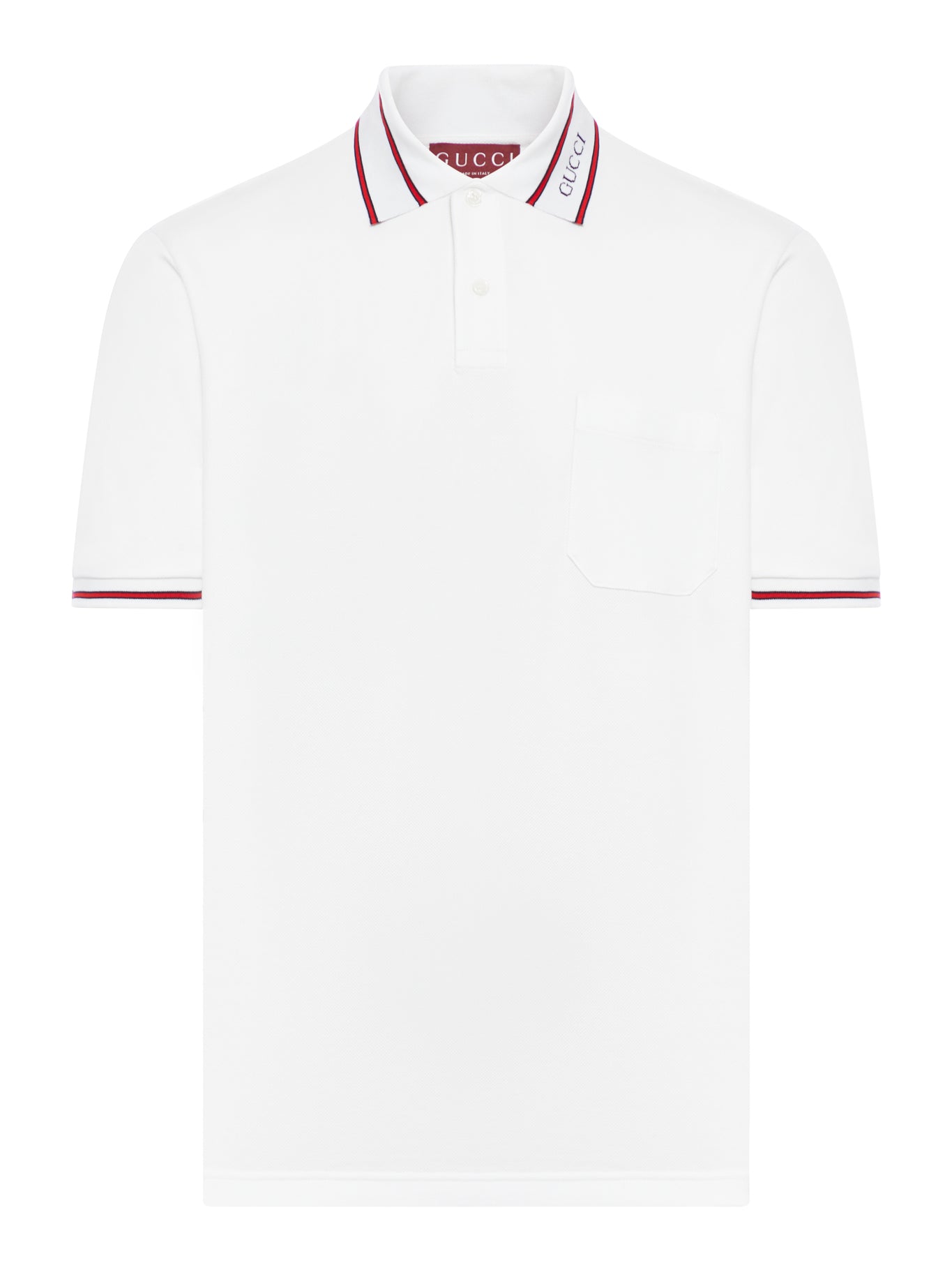 COTTON PIQUE POLO SHIRT WITH WEB FINISHES
