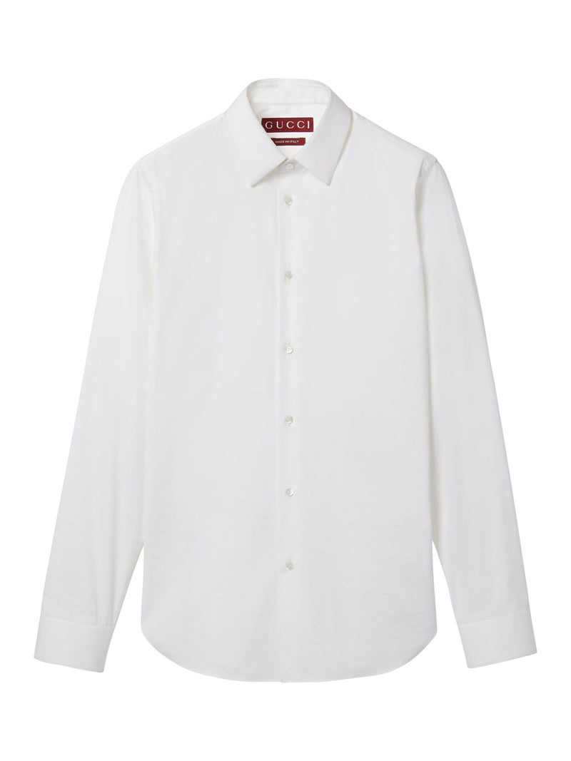 STRETCH COTTON POPLIN SHIRT