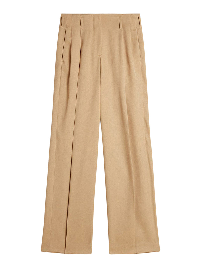 Women`s wool gabardine trousers