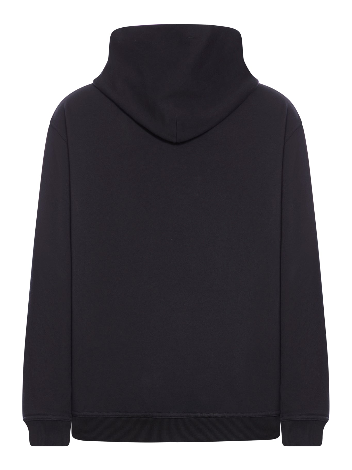 Black Cotton Oversized Sweatshirt