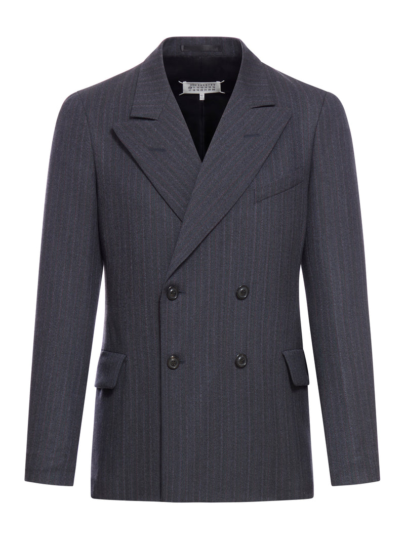 Barathea Striped Blazer