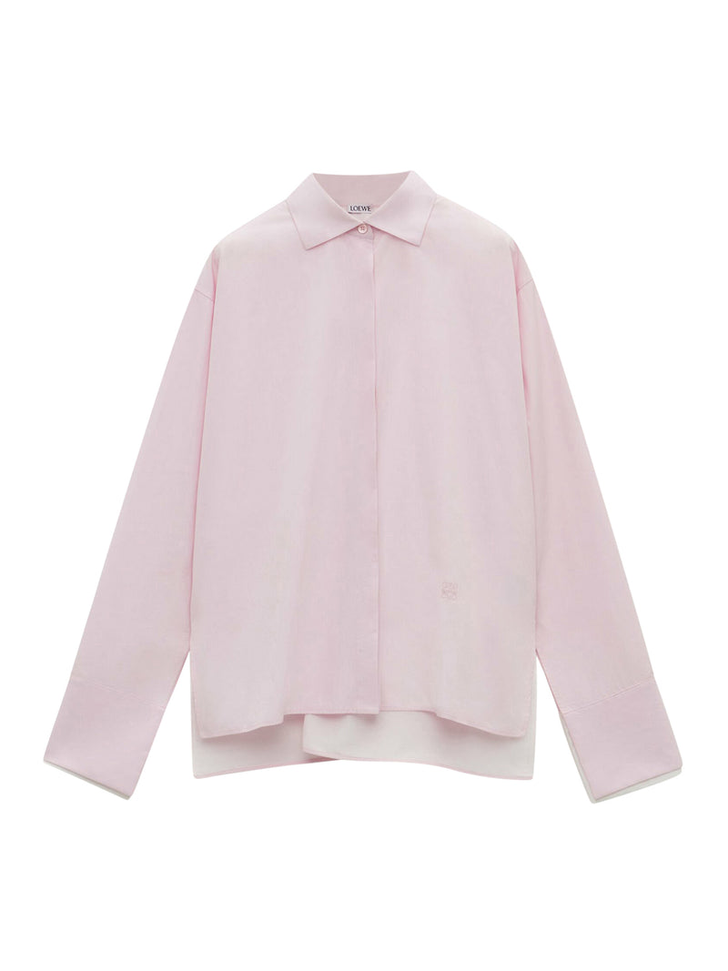 Cotton lapel shirt