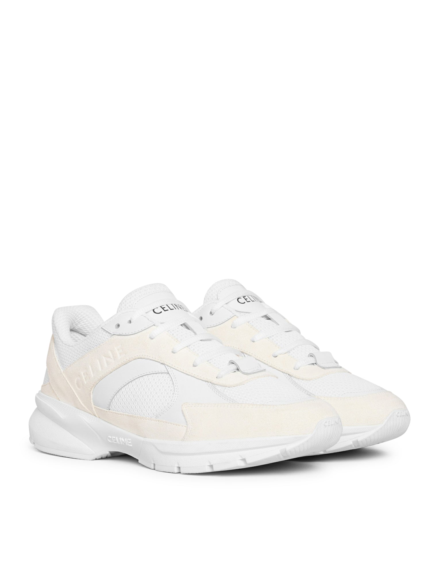 Celine Runner CR-03 low-top lace-up sneaker in mesh