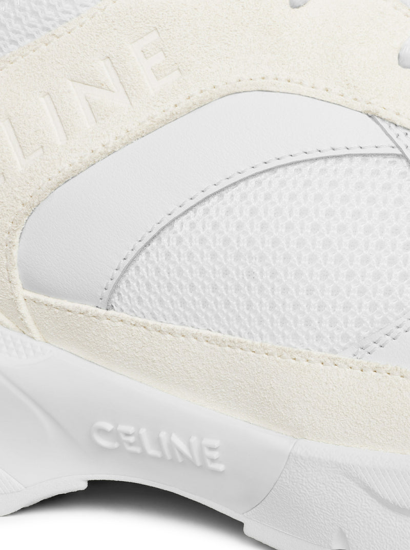 Celine Runner CR-03 low-top lace-up sneaker in mesh