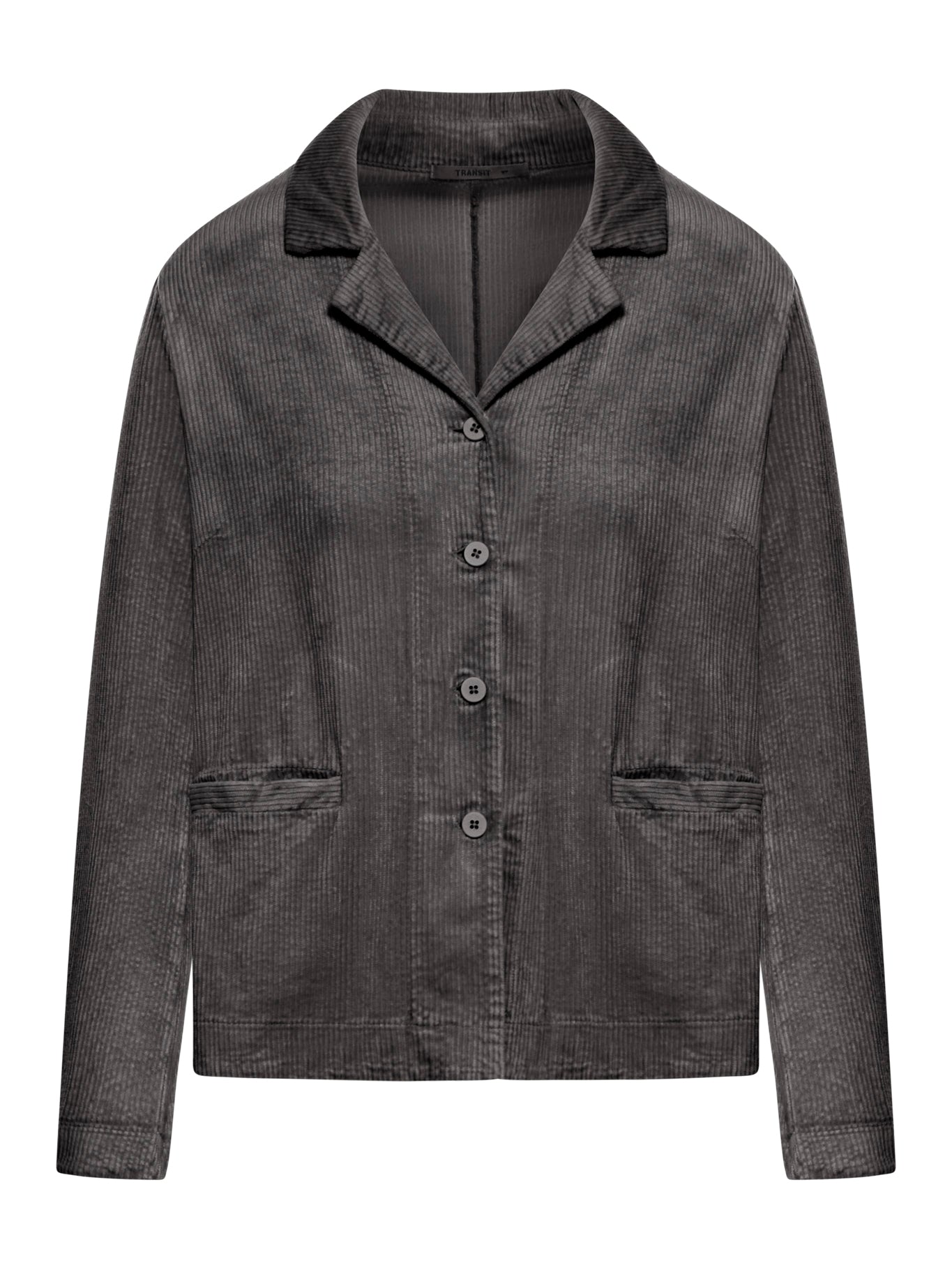 Stretch cotton and viscose corduroy jacket