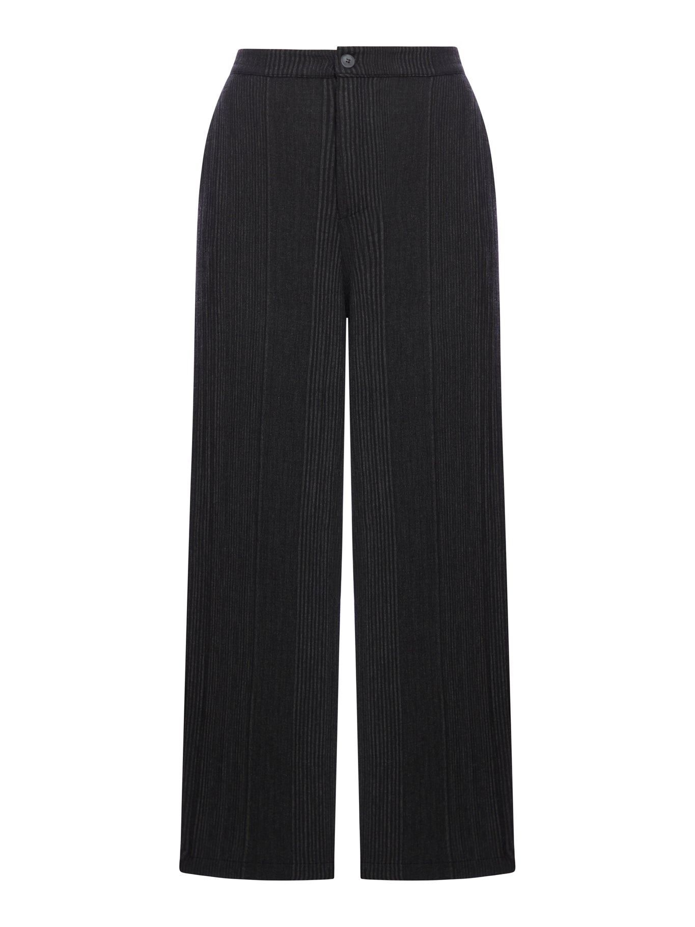 STRIPED FABRIC TROUSERS