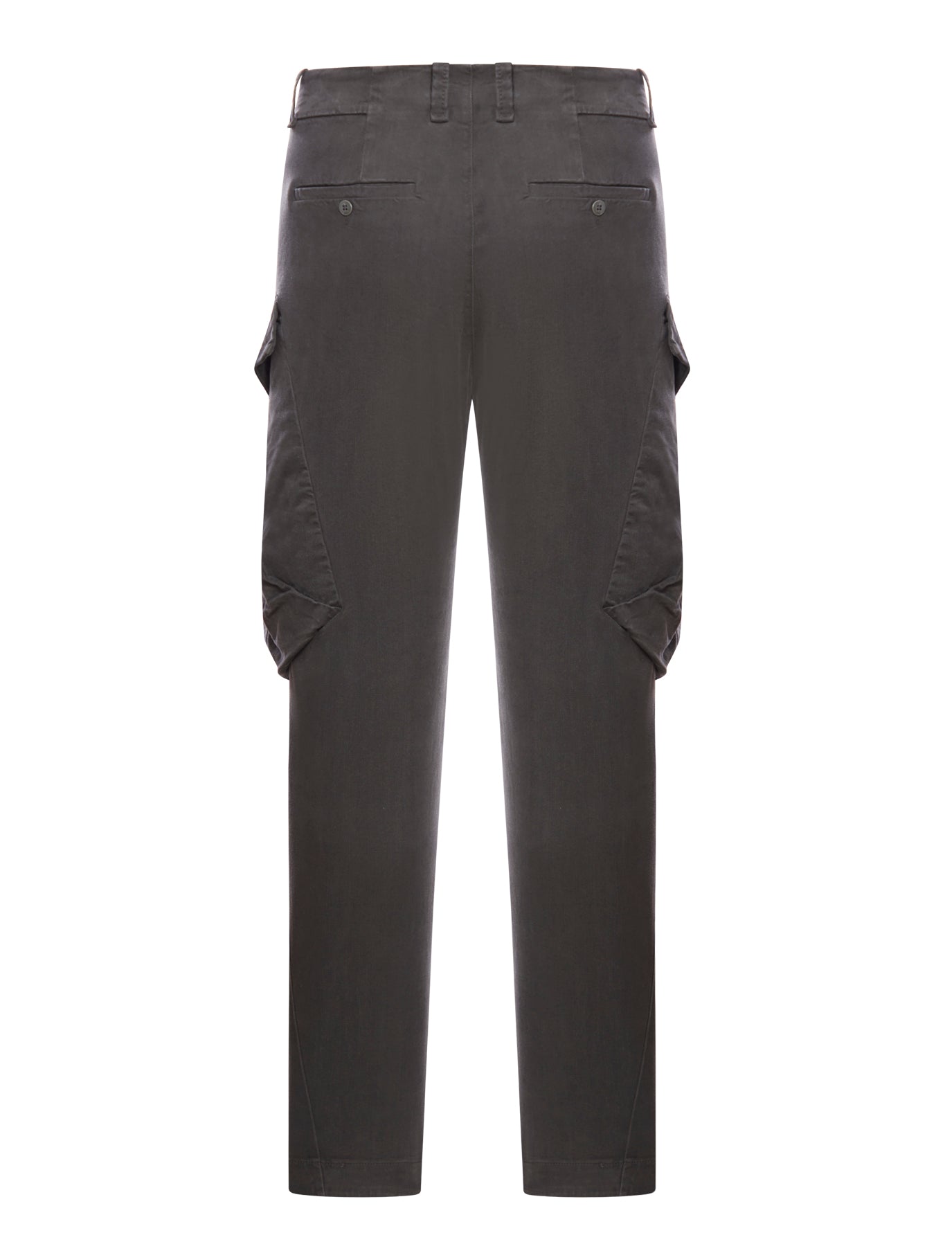 Regular fit cargo trousers in tencell and modal stretch frosted