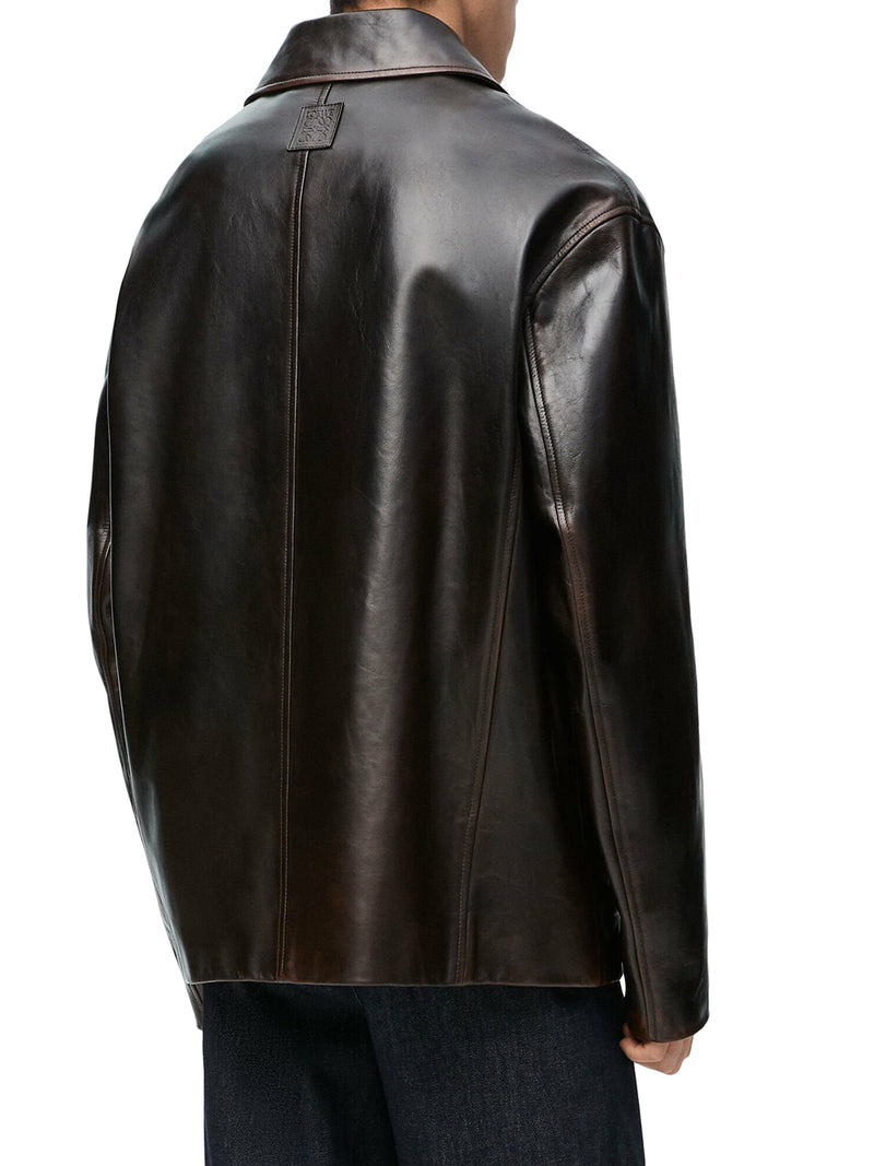 Calfskin nappa jacket