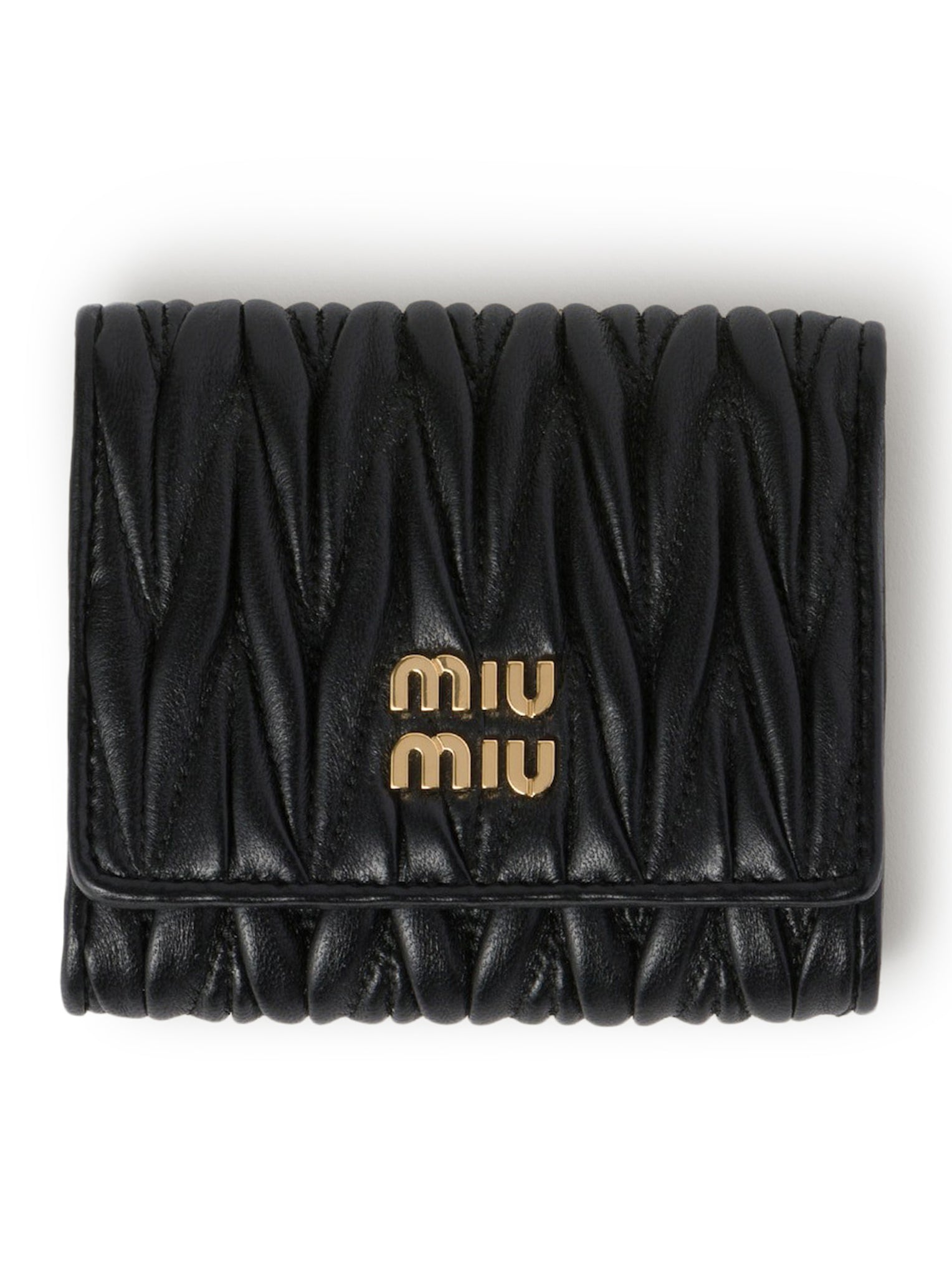 Small wallet in quilted nappa