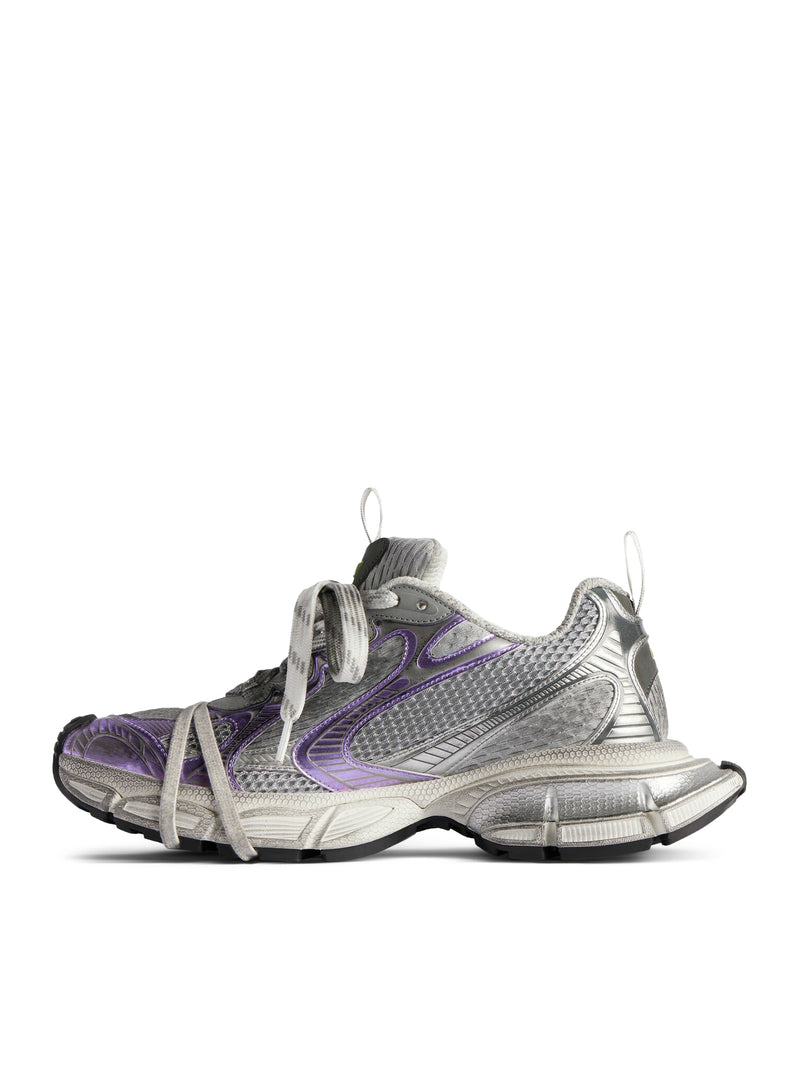 SNEAKER 3XL DA DONNA IN GRIGIO/VIOLA/BIANCO